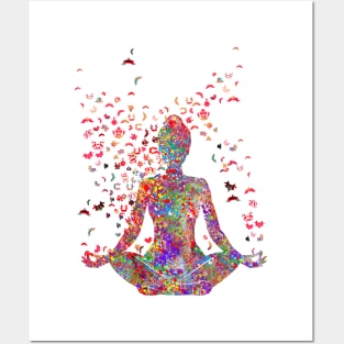 Mind and psychology, Rorschach, yoga Posters and Art